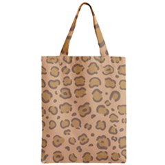 Leopard Print Zipper Classic Tote Bag by Sobalvarro