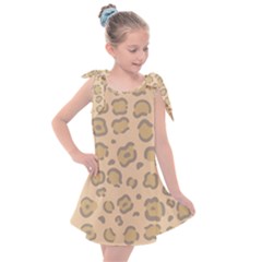 Leopard Print Kids  Tie Up Tunic Dress by Sobalvarro