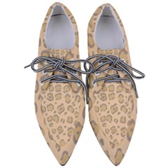 Leopard Print Women s Pointed Oxford Shoes by Sobalvarro