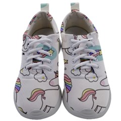 Cute Unicorns With Magical Elements Vector Mens Athletic Shoes by Sobalvarro
