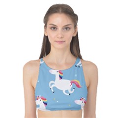 Unicorn Seamless Pattern Background Vector (2) Tank Bikini Top by Sobalvarro