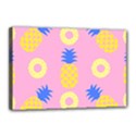 Pop Art Pineapple Seamless Pattern Vector Canvas 18  x 12  (Stretched) View1
