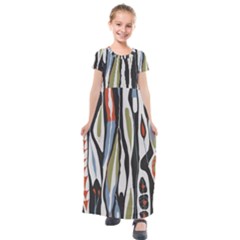 Borastapeter Scandinavian Designers Kids  Short Sleeve Maxi Dress by Sobalvarro