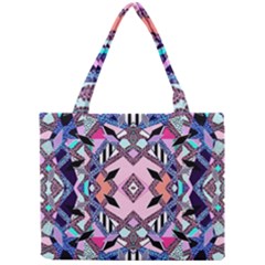 Marble Texture Print Fashion Style Patternbank Vasare Nar Abstract Trend Style Geometric Mini Tote Bag by Sobalvarro