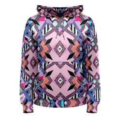 Marble Texture Print Fashion Style Patternbank Vasare Nar Abstract Trend Style Geometric Women s Pullover Hoodie by Sobalvarro