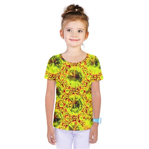 Cut Glass Beads Kids  One Piece Tee by essentialimage