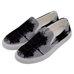 Cloud Island With A Horizon So Clear Men s Canvas Slip Ons by pepitasart