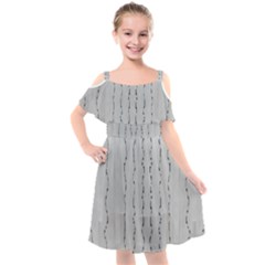 Clouds And More Clouds Kids  Cut Out Shoulders Chiffon Dress by pepitasart