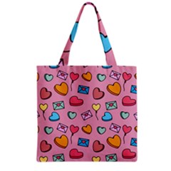 Candy Pattern Grocery Tote Bag by Sobalvarro