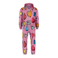 Candy Pattern Hooded Jumpsuit (kids) by Sobalvarro