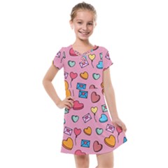 Candy Pattern Kids  Cross Web Dress by Sobalvarro