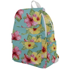 Hibiscus Top Flap Backpack by Sobalvarro