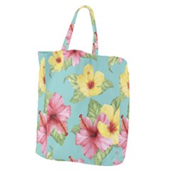 Hibiscus Giant Grocery Tote by Sobalvarro