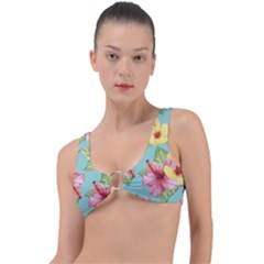 Hibiscus Ring Detail Bikini Top by Sobalvarro