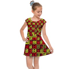 Rby 70 Kids  Cap Sleeve Dress by ArtworkByPatrick