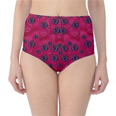 The Dark Moon Fell In Love With The Blood Moon Decorative Classic High-waist Bikini Bottoms by pepitasart