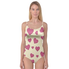 Flat Love Symbol Pattern Camisole Leotard  by Vaneshart