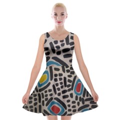 Edm By Traci K Velvet Skater Dress