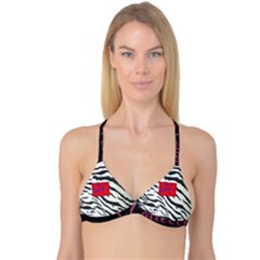 Striped By Traci K Reversible Tri Bikini Top