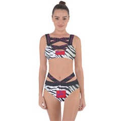 Striped By Traci K Bandaged Up Bikini Set  by tracikcollection