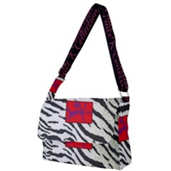Striped By Traci K Full Print Messenger Bag (l) by tracikcollection