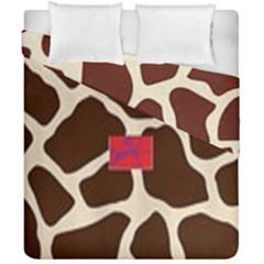 Giraffe By Traci K Duvet Cover Double Side (california King Size) by tracikcollection
