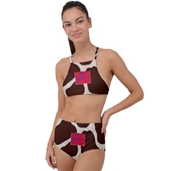 Giraffe By Traci K High Waist Tankini Set by tracikcollection