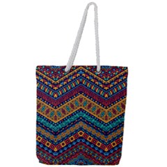 Untitled Full Print Rope Handle Tote (large) by Sobalvarro