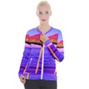 Pop Art Beach Umbrella  Casual Zip Up Jacket View1