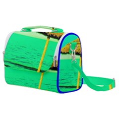 Pop Art Beach Umbrella  Satchel Shoulder Bag by essentialimage