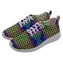 Bright  Circle Abstract Black Yellow Purple Green Blue Women Athletic Shoes View2