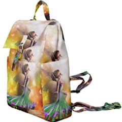 Cute Flying Fairy In The Night Buckle Everyday Backpack by FantasyWorld7