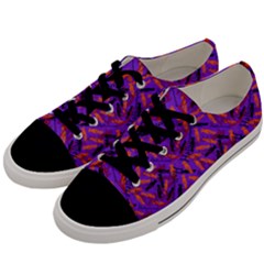 Halloween Candy Men s Low Top Canvas Sneakers by bloomingvinedesign