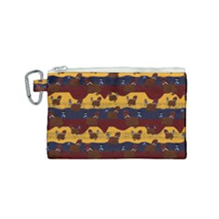 Turkey Pattern Canvas Cosmetic Bag (small) by bloomingvinedesign