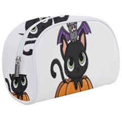 Halloween Cute Cat Makeup Case (medium)