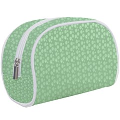 Background Polka Green Makeup Case (large) by HermanTelo