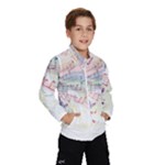 Music Notes Abstract Kids  Windbreaker