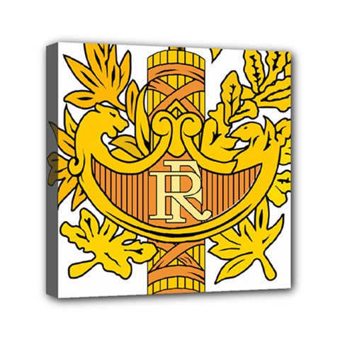 French Republic Diplomatic Emblem Mini Canvas 6  X 6  (stretched) by abbeyz71