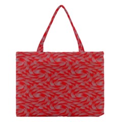 Background Abstraction Red Gray Medium Tote Bag by HermanTelo