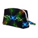 Colorful Neon Art Light rays, rainbow colors Wristlet Pouch Bag (Medium) View2