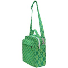 Pattern Texture Geometric Green Crossbody Day Bag by Mariart