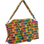 Background Colorful Abstract Canvas Crossbody Bag