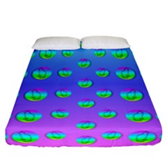 Rainbow Cats Fitted Sheet (california King Size) by pepitasart