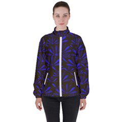 Zappwaits Flower Women s High Neck Windbreaker by zappwaits