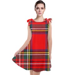 Stewart Royal Modern Heavy Weight Tartan Tie Up Tunic Dress by impacteesstreetwearfour