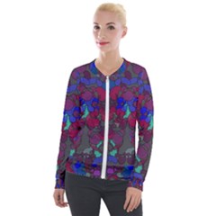 Netzauge Velour Zip Up Jacket by zappwaits