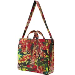 Red Country-1-2 Square Shoulder Tote Bag by bestdesignintheworld