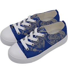 Heart Love Valentines Day Kids  Low Top Canvas Sneakers by HermanTelo