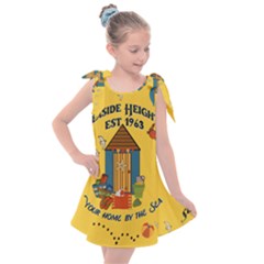 Seaside Heights Beach Club 1960s Kids  Tie Up Tunic Dress