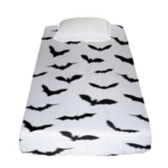 Bats Pattern Fitted Sheet (single Size) by Sobalvarro